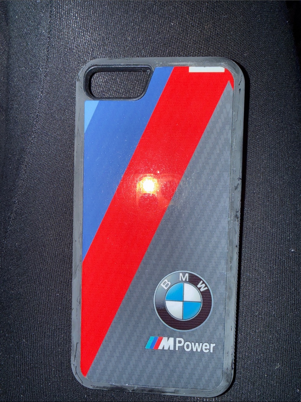 BMW M Power Red & Blue Carbon Fiber iPhone Case